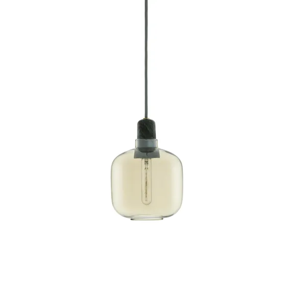 Amp Pendant Small Gold/Green