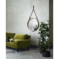 Adnet Tan Leder Ø58 cm