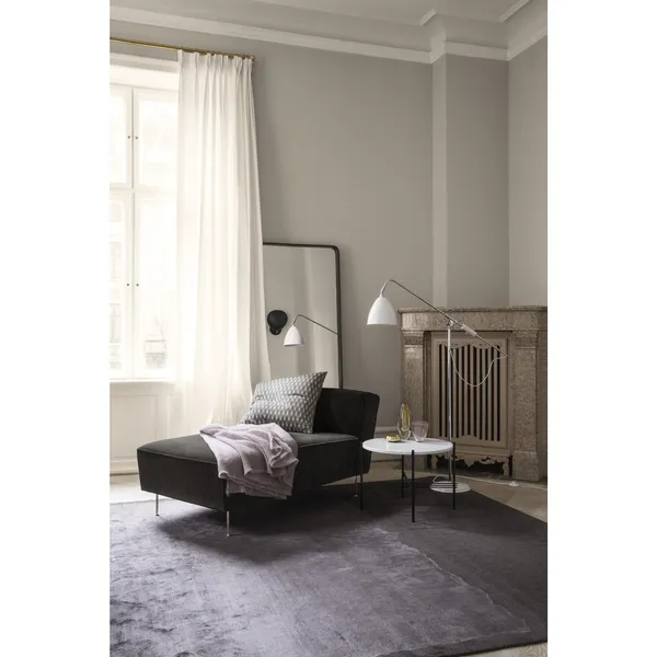 Adnet Wall Mirror Rectangular Tan Leather 65 x 115 cm