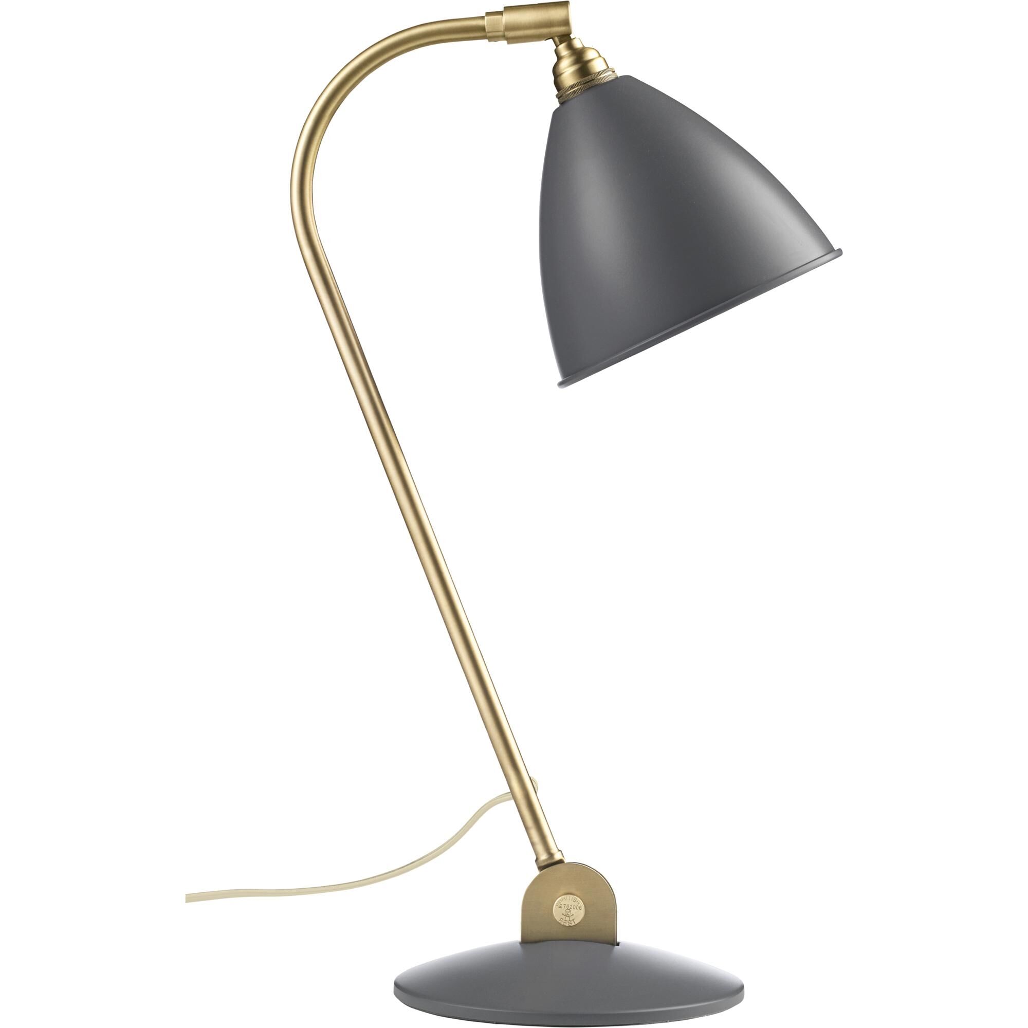 Bestlite BL2 Lampe à Poser Gris/ Laiton