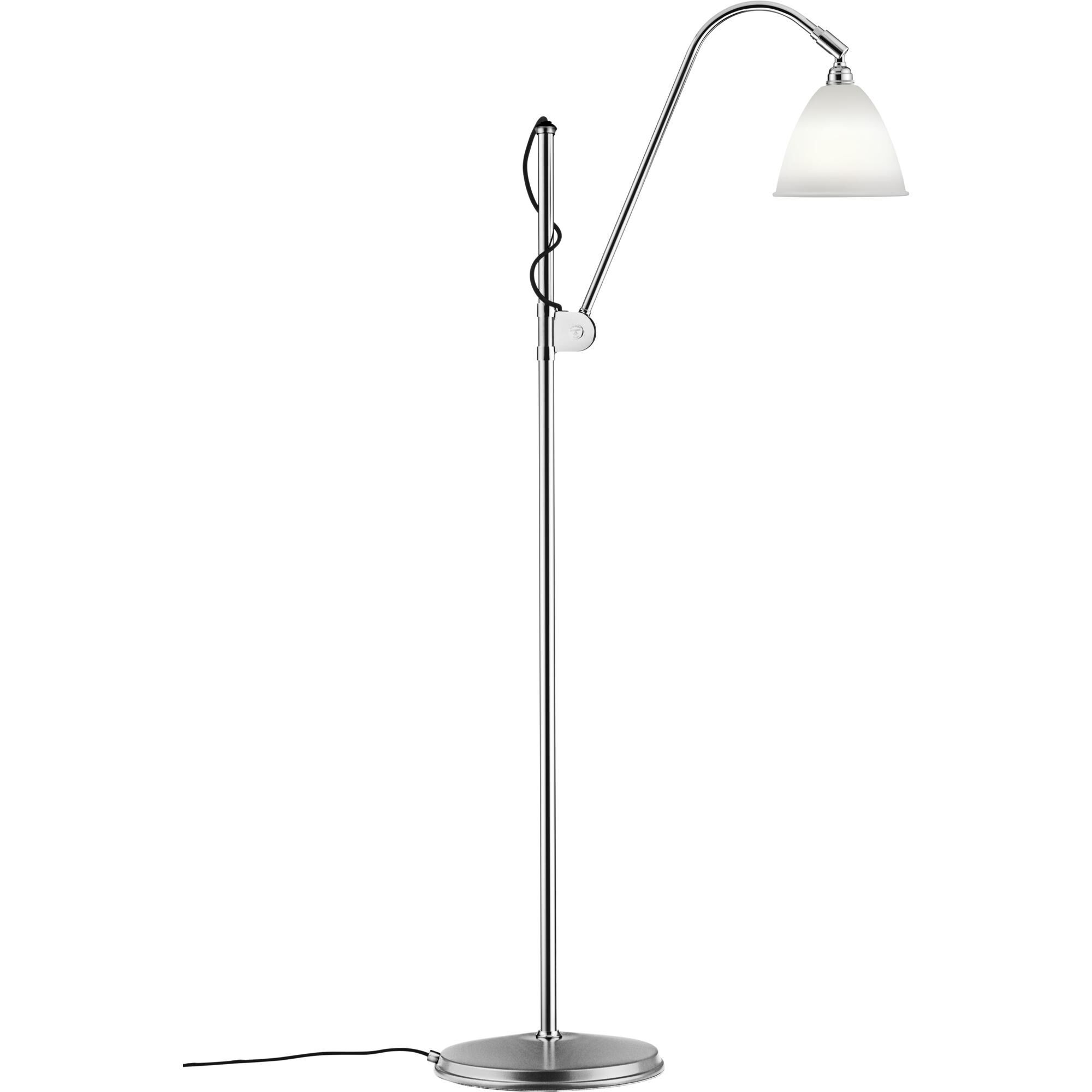 Bestlite BL3S Golvlampa Krom/ Porslin