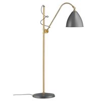 Bestlite BL3M Stehlampe Grau/ Messing