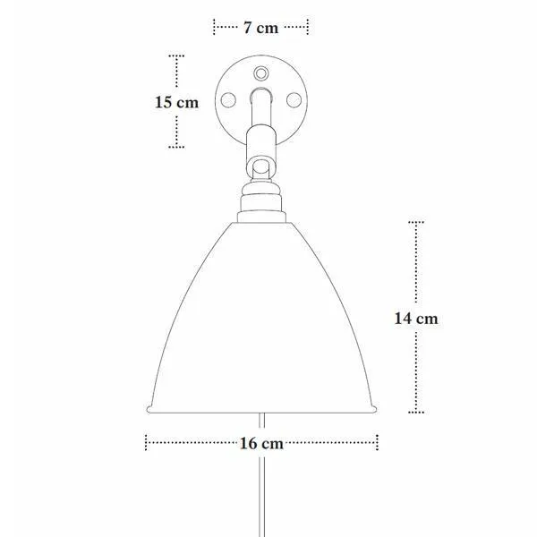 Bestlite BL7 Wall Lamp Black
