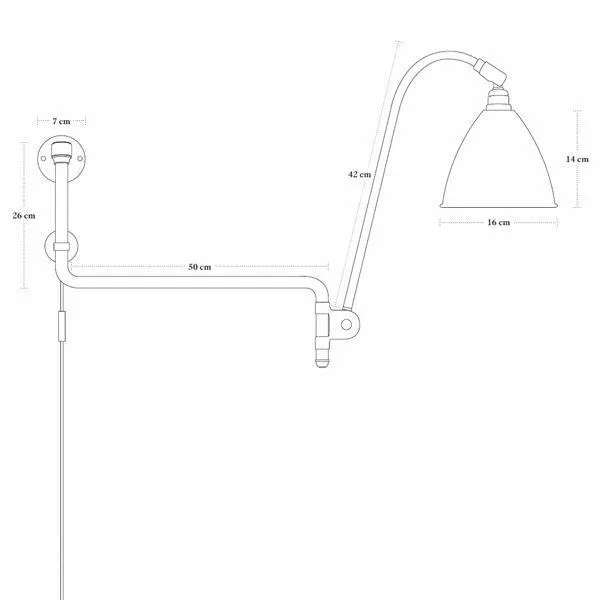 Bestlite BL10 Wandlamp Mat Wit