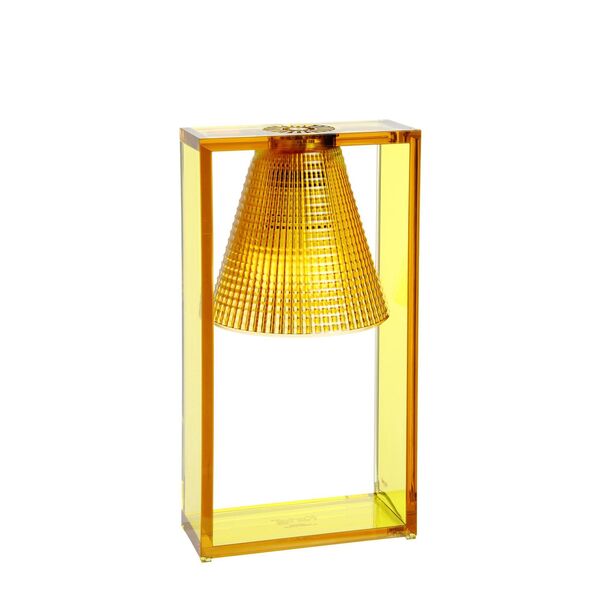 Light-Air Sculpted Lampada Da Tavolo Ambra