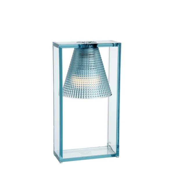 Light-Air Table Lamp Sculpted Light Blue