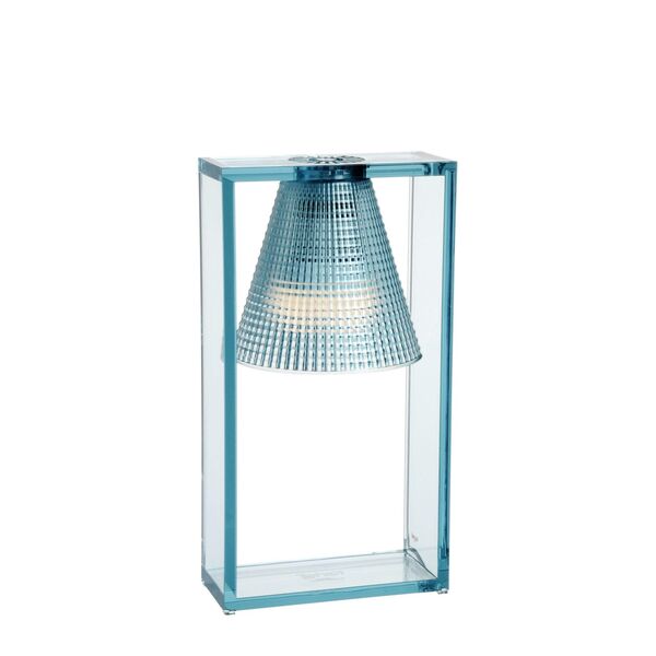 Light-Air Tischleuchte Geformt Hellblau