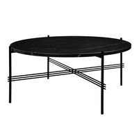 TS Coffee Table Round Ø80 Black/ Black Marquina Marble