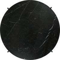 TS Coffee Table Round Ø80 Black/ Black Marquina Marble