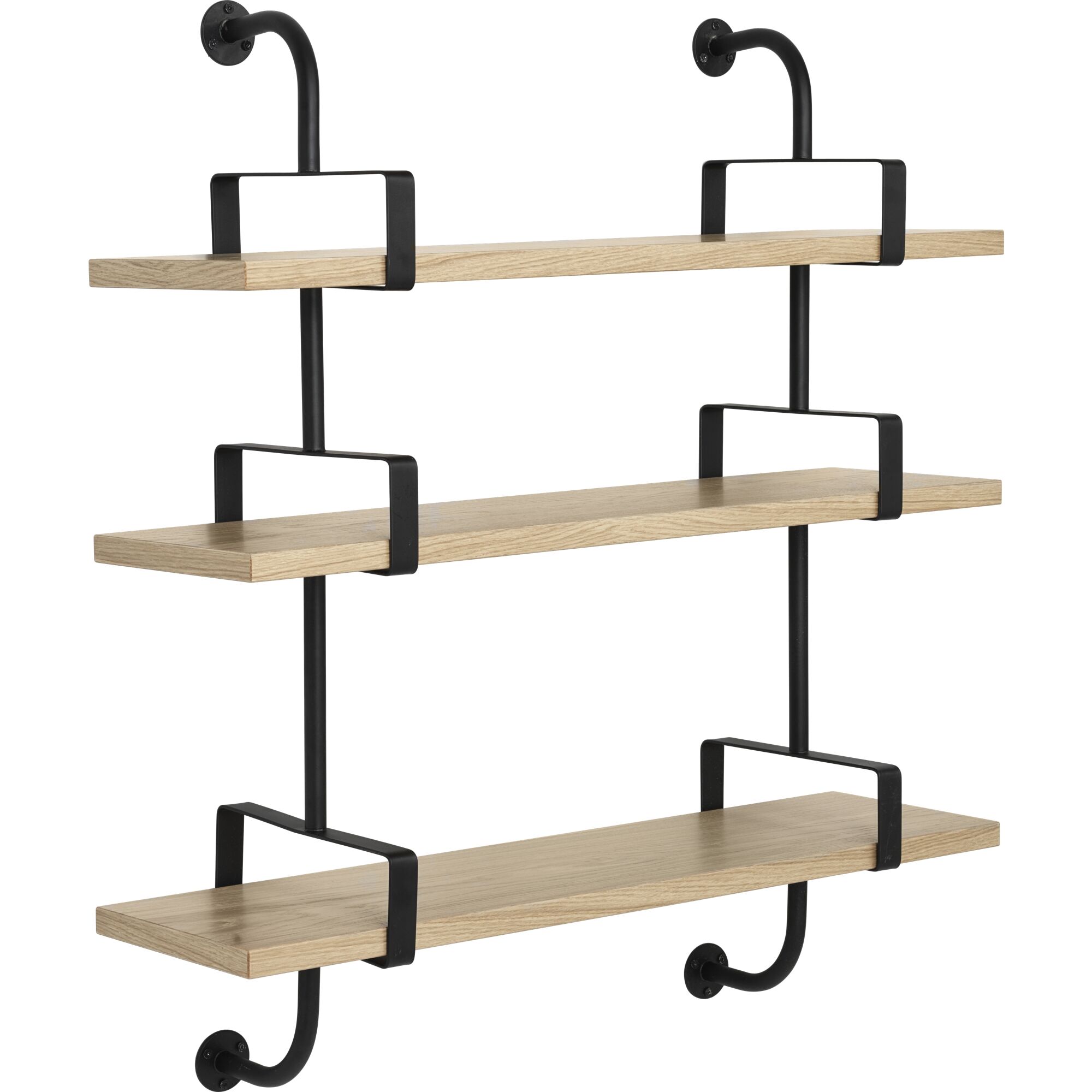 Démon Hylle L95 cm 3 Hyller Eik