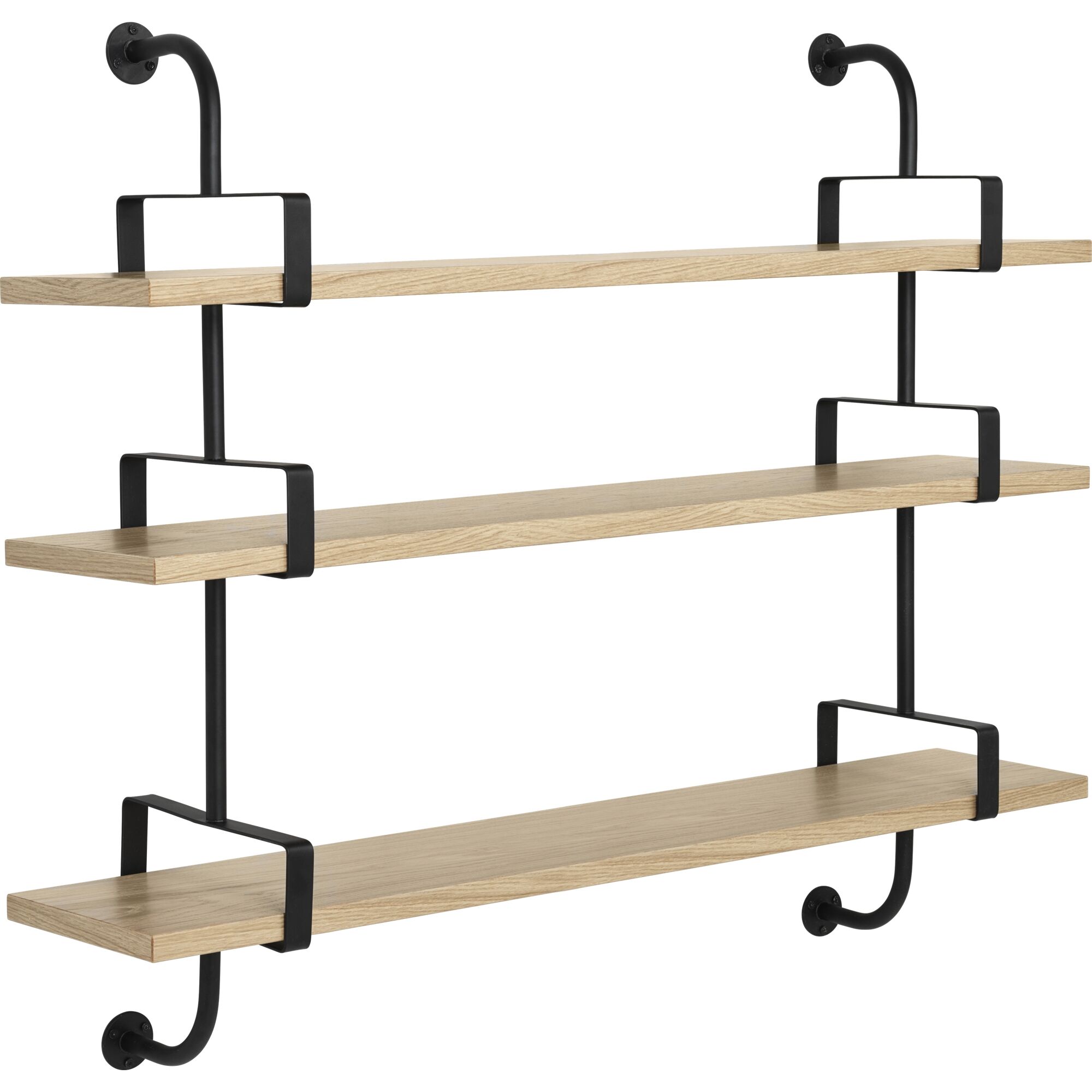 Démon Hylle L155 cm 3 Hyller Eik