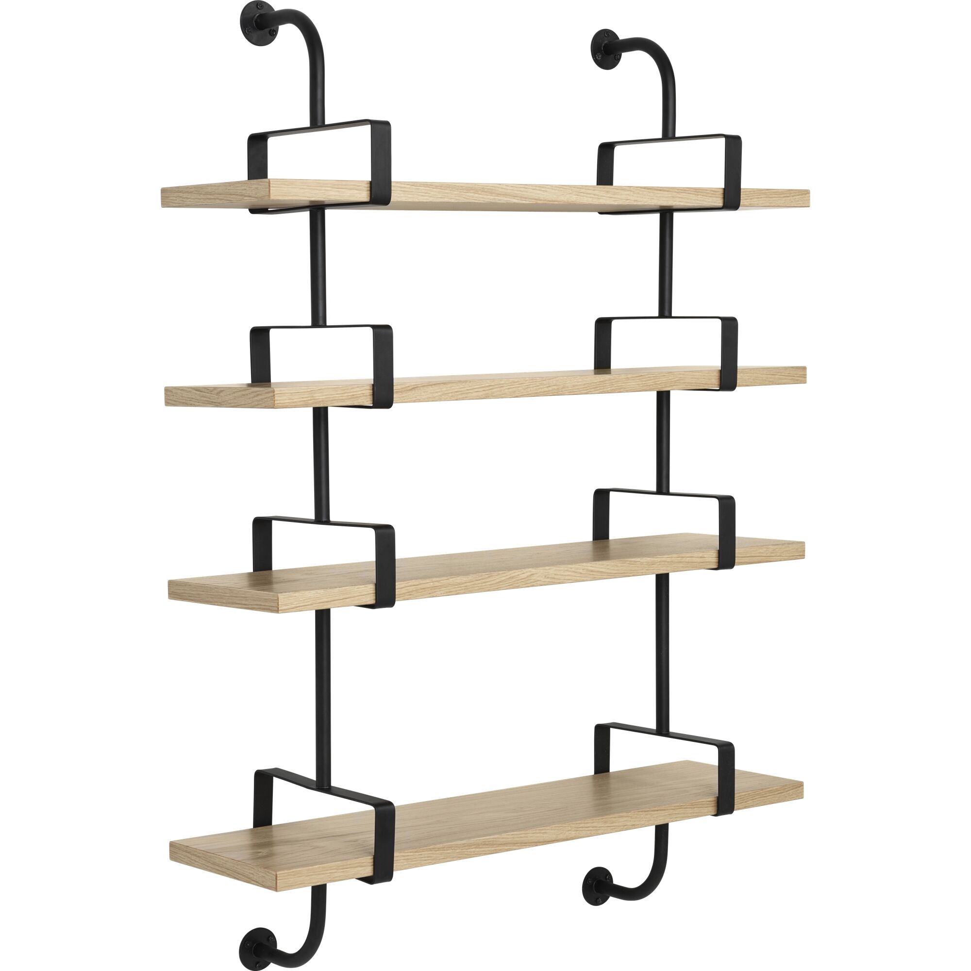 Démon Hylle L95 cm 4 Hyller Eik
