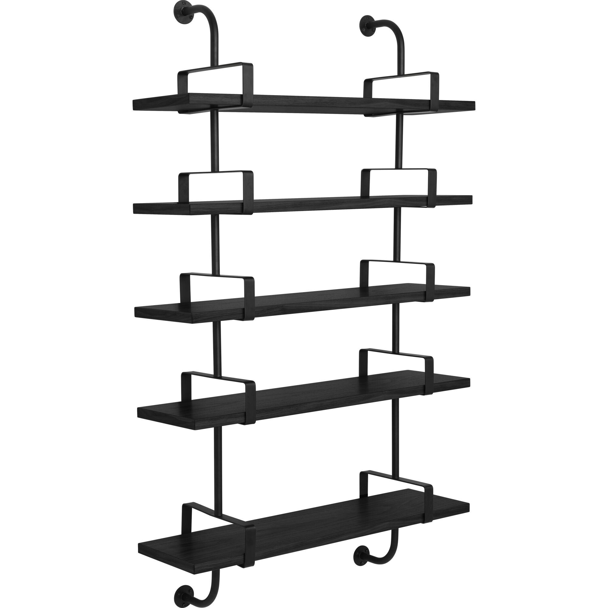Démon Hylle L95 cm 5 Sort Svart Ask