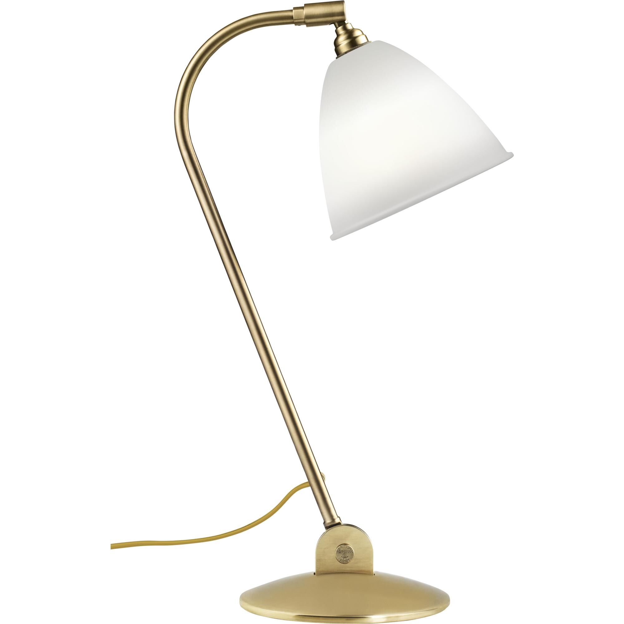 Bestlite BL2 Bordslampa M&auml;ssing/ Porslin