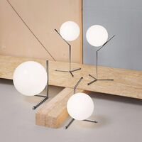 IC T1 Short Table Lamp Chrome
