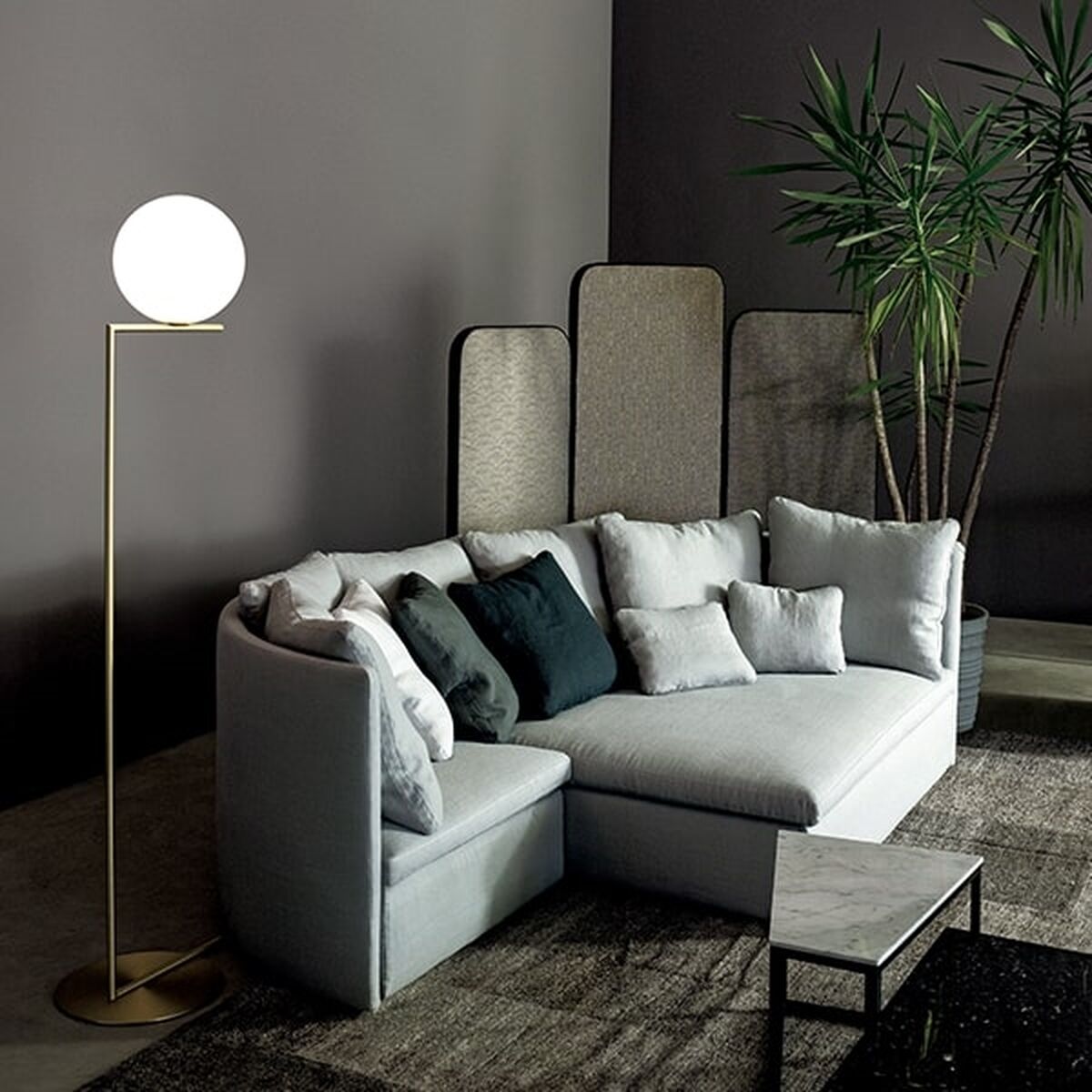 IC F1 Stehlampe Chrom