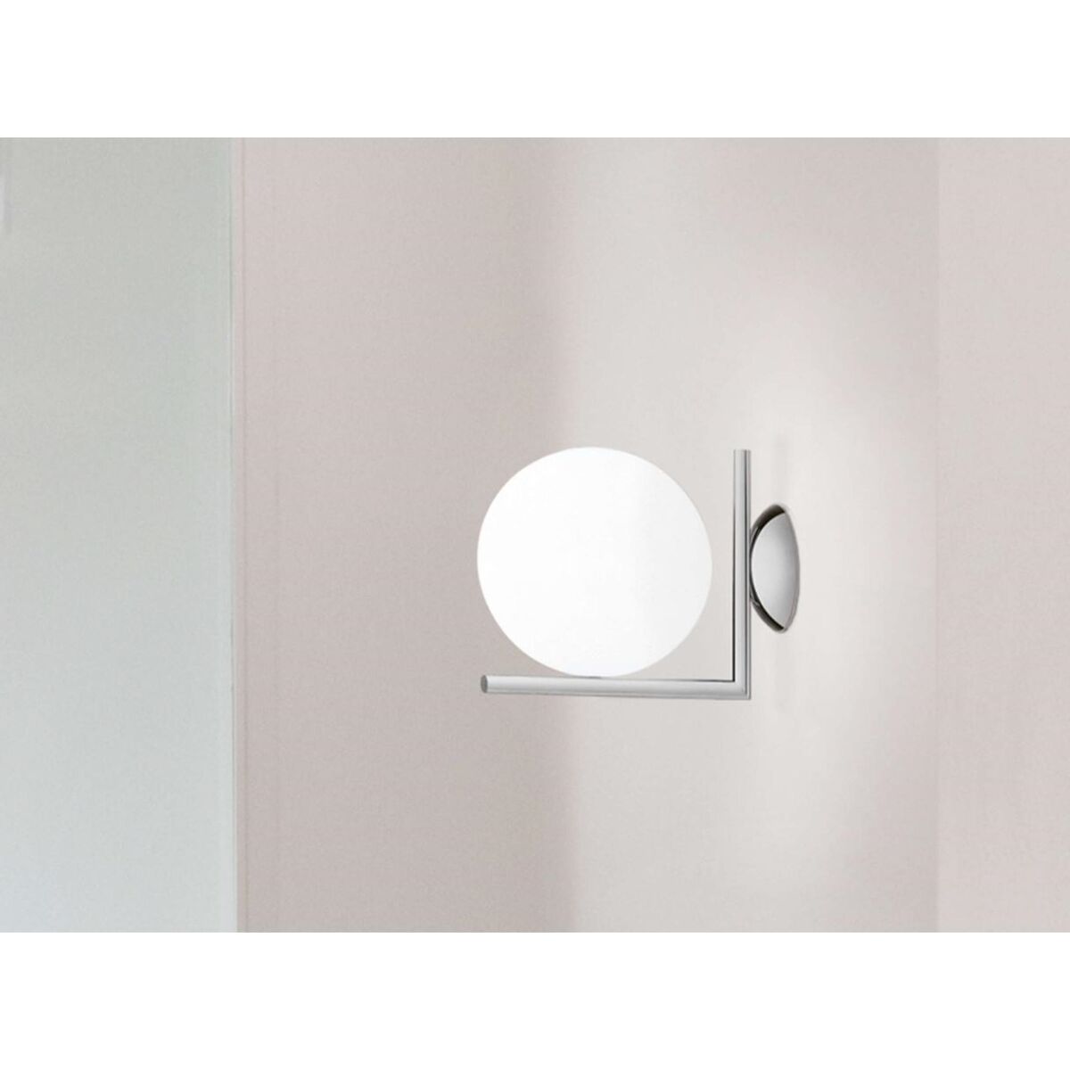 IC C/W 1 Wandlamp Chroom