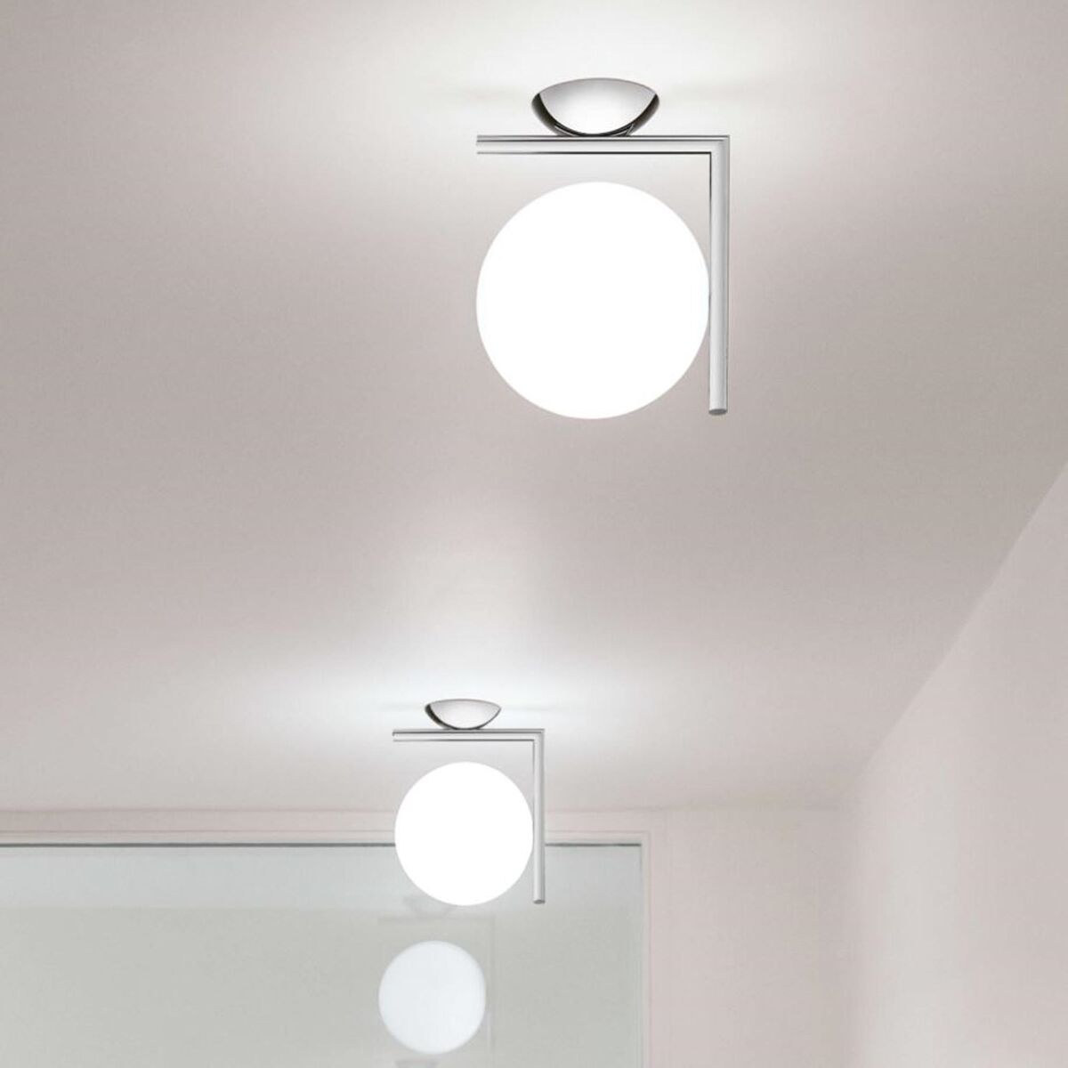 IC C/W 1 Wandlamp Chroom