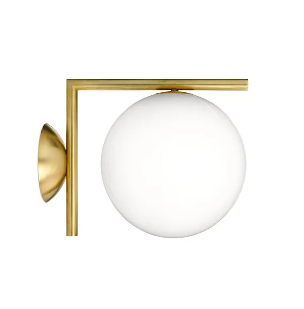 IC C/W 1 Wall Lamp Brass