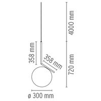 IC S2 Pendelleuchte Aus Messing
