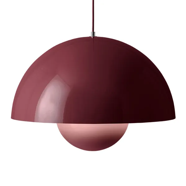 Flowerpot VP2 Pendant Dark Plum