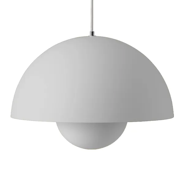 Flowerpot VP2 Pendant Matt Light Grey