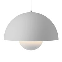 Flowerpot VP2 Pendant Matt Light Grey
