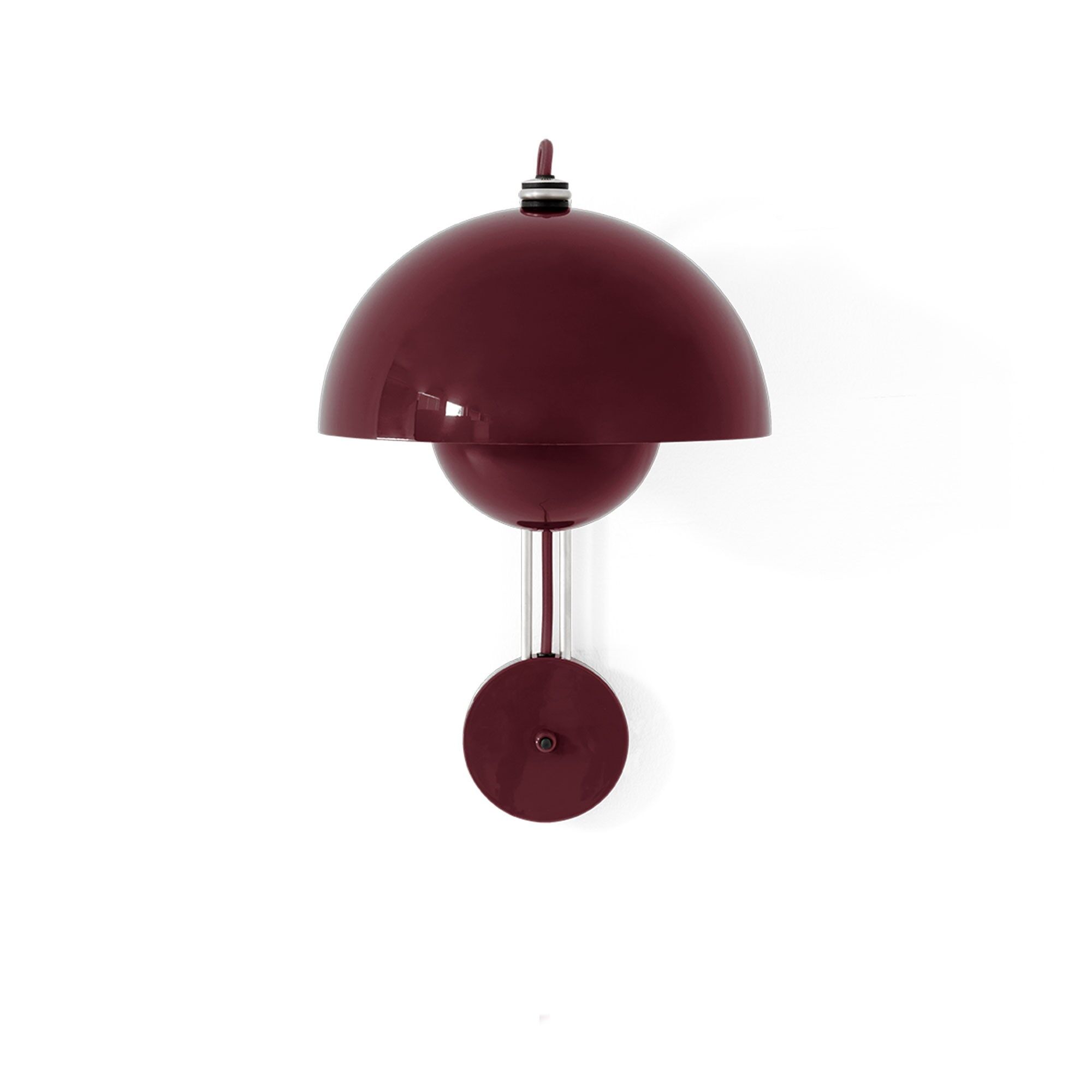 Flowerpot VP8 V&auml;gglampa Dark Plum