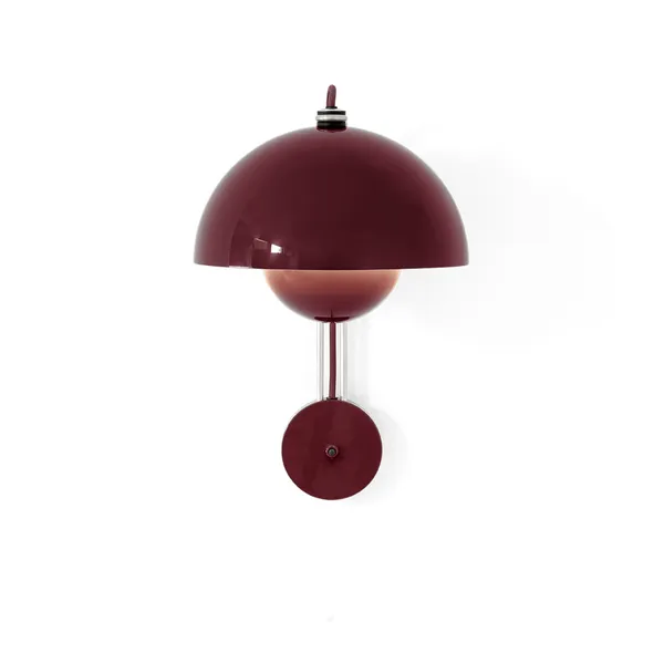 Flowerpot VP8 Wall Lamp Dark Plum