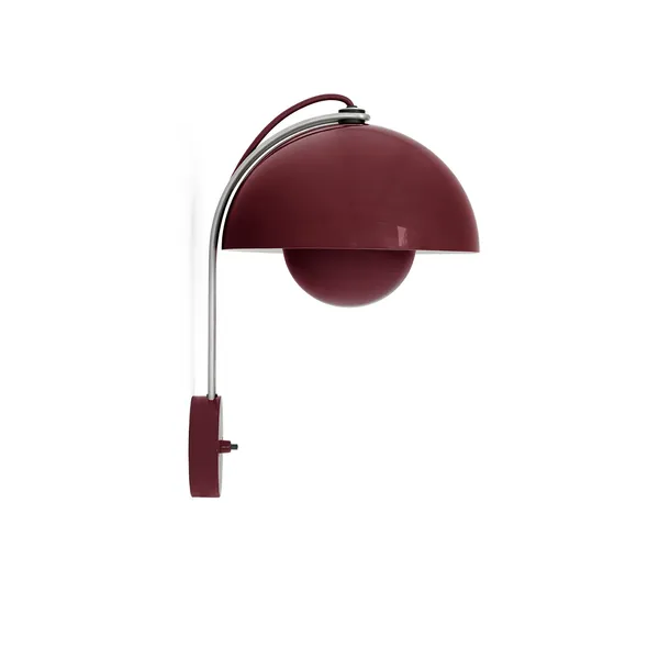 Flowerpot VP8 Wall Lamp Dark Plum