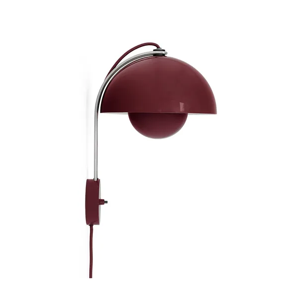Flowerpot VP8 Wall Lamp Dark Plum