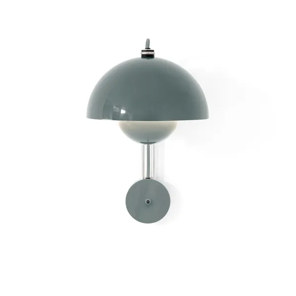 Flowerpot VP8 Wall Lamp Stone Blue