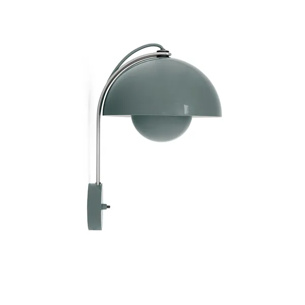 Flowerpot VP8 Wall Lamp Stone Blue