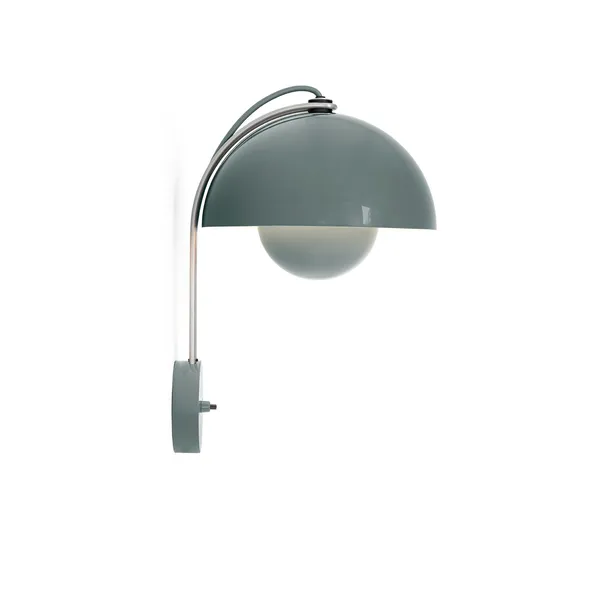 Flowerpot VP8 Wall Lamp Stone Blue