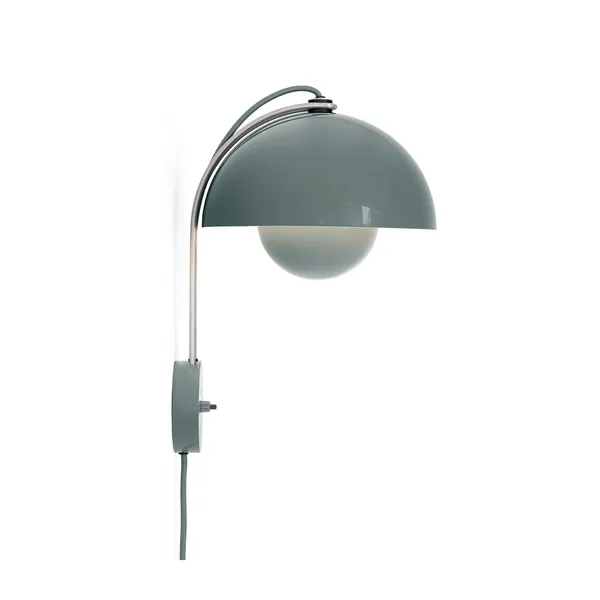 Flowerpot VP8 Wall Lamp Stone Blue
