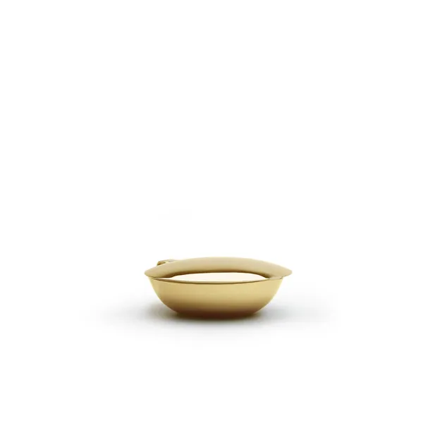 Shell Tealight Holder Brass