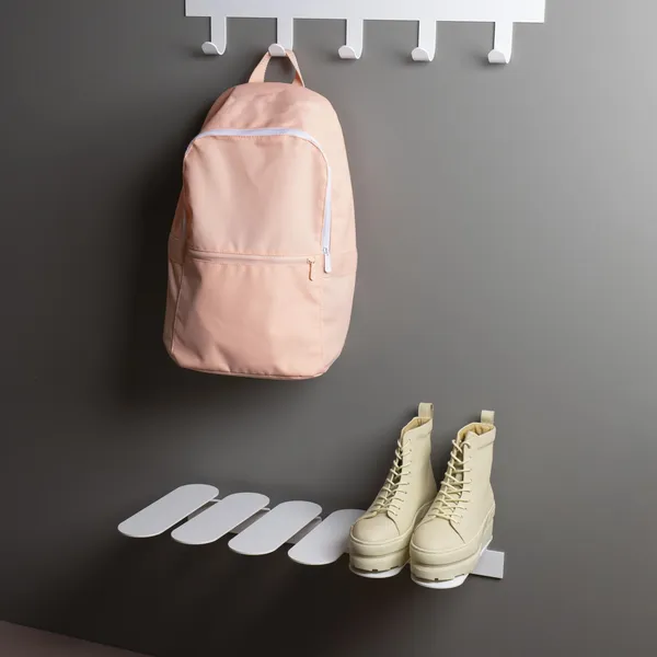 Step Shoe Rack White