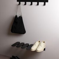 Step Shoe Rack Black