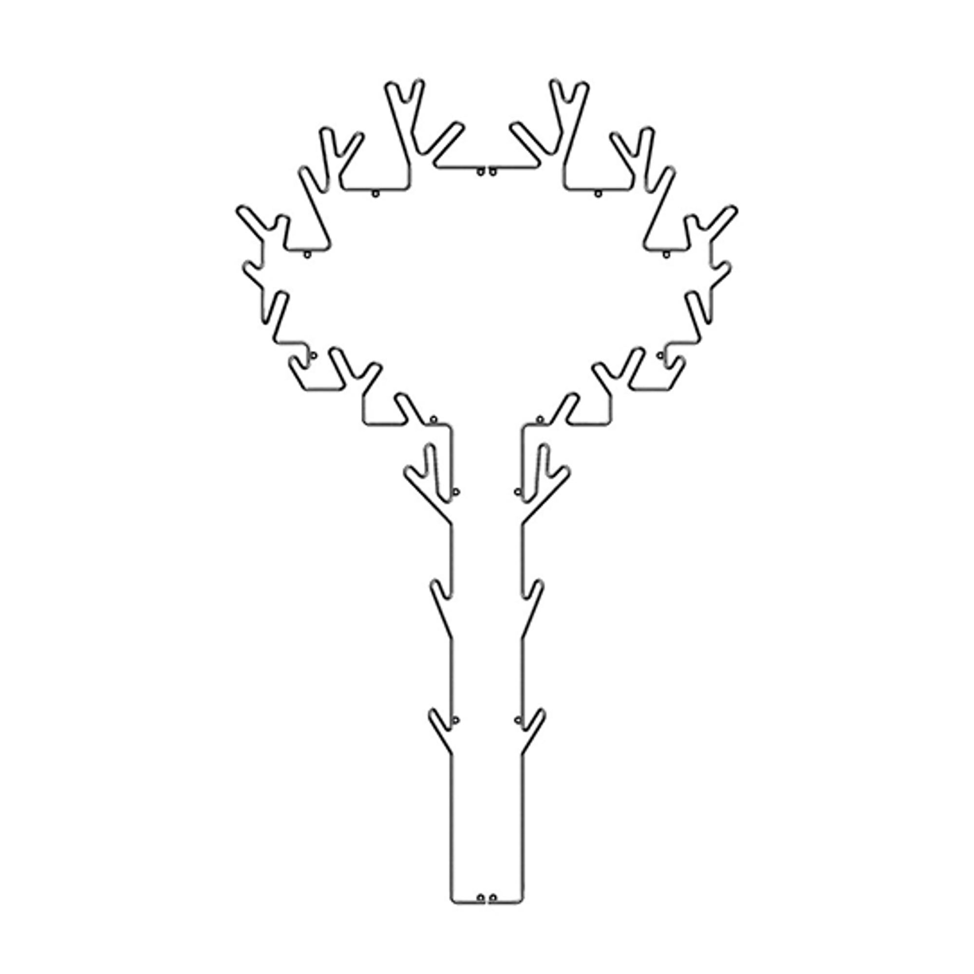 Porte-manteau Tree Noir