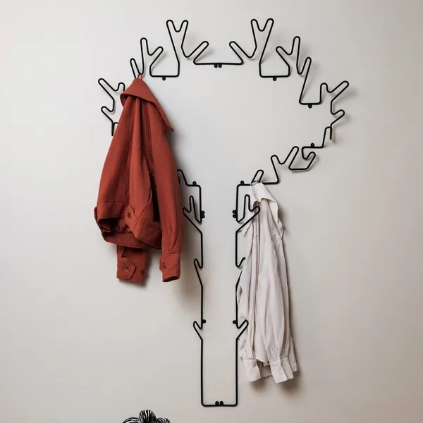 Tree Coat Rack Black