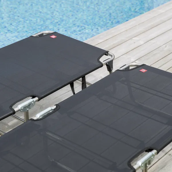 Amigo Sunbed Black