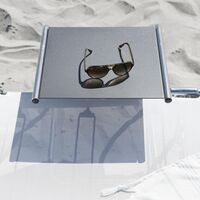 Table D'appoint Club Anthracite/ Aluminium