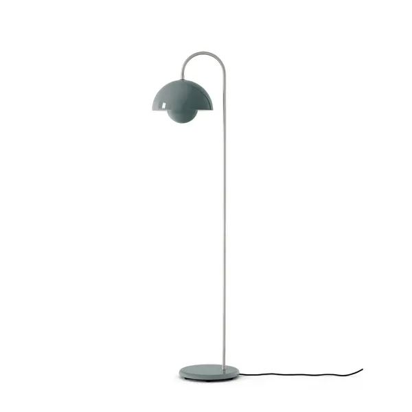 Flowerpot VP12 Stehlampe Stone Blue
