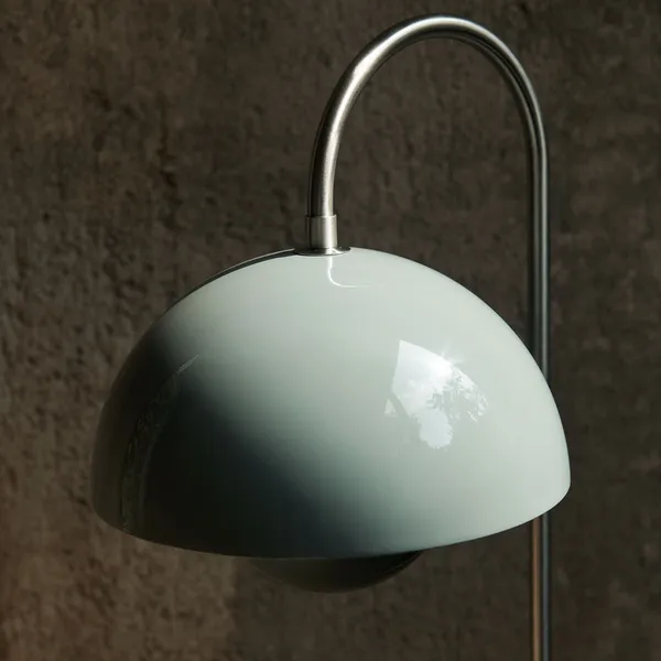 Flowerpot VP12 Stehlampe Stone Blue