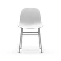 Form Esszimmerstuhl Stahl Weiß