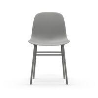 Form Spisebordsstol Grå/Grå Stål