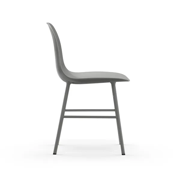Form Spisebordsstol Grå/Grå Stål