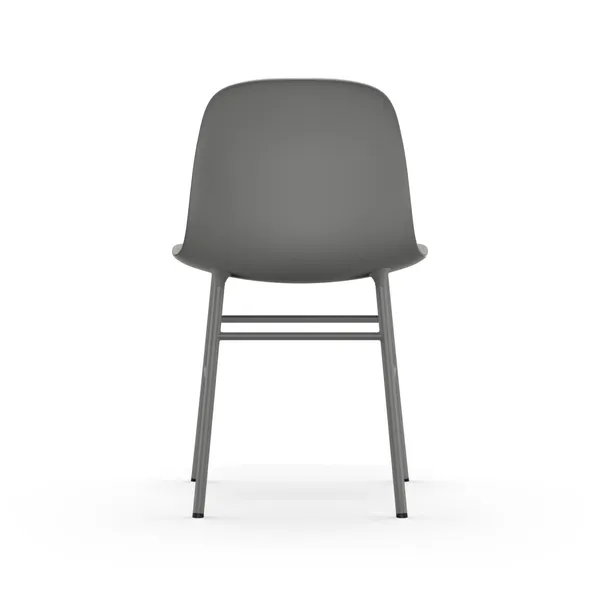 Form Spisebordsstol Grå/Grå Stål