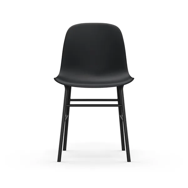 Form Spisebordsstol Sort/Sort Stål