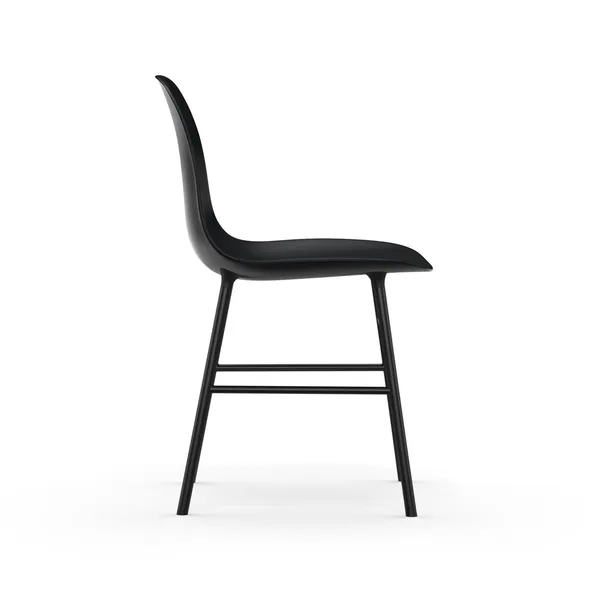 Form Spisebordsstol Sort/Sort Stål